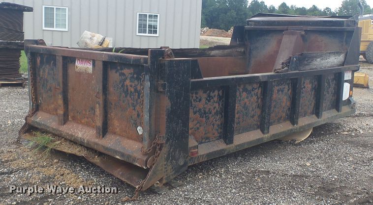 image for item DE7882 Davis steel dump bed