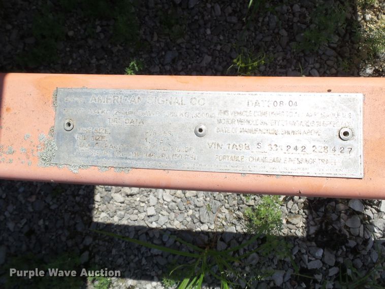 image for item DE7886 2004 American Signal CMST330 message board