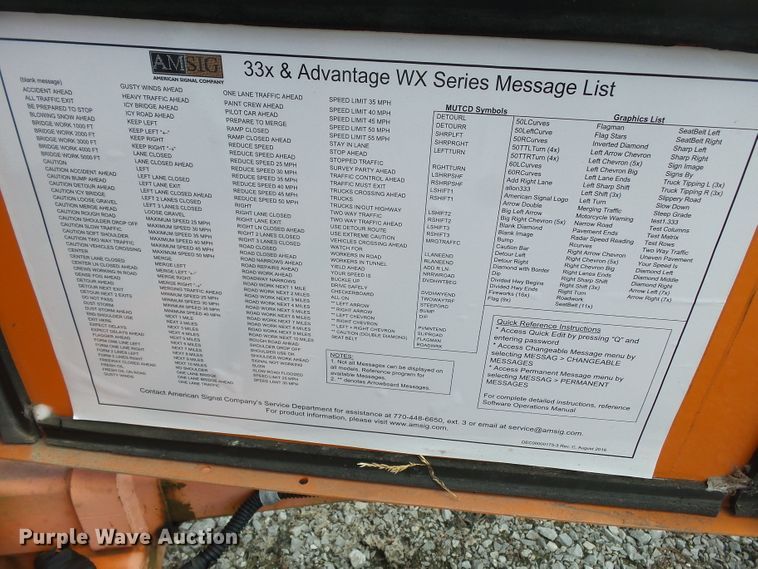 image for item DE7887 2004 American Signal CMST330 message board