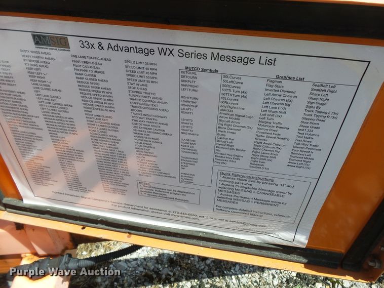 image for item DE7888 2004 American Signal CMST330 message board