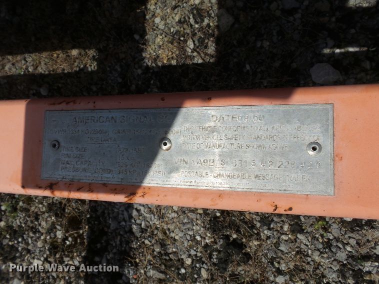 image for item DE7888 2004 American Signal CMST330 message board