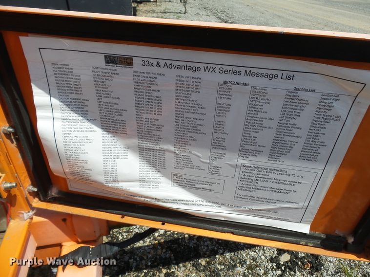 image for item DE7890 2004 American Signal CMST330 message board