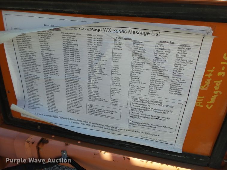 image for item DE7895 2004 American Signal CMST330 message board