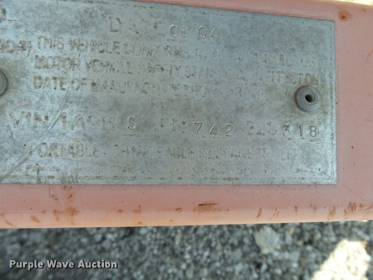 image for item DE7895 2004 American Signal CMST330 message board