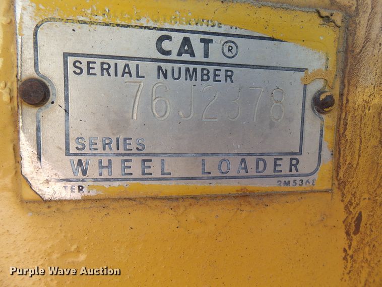 image for item DE7902 1969 Caterpillar 966C wheel loader