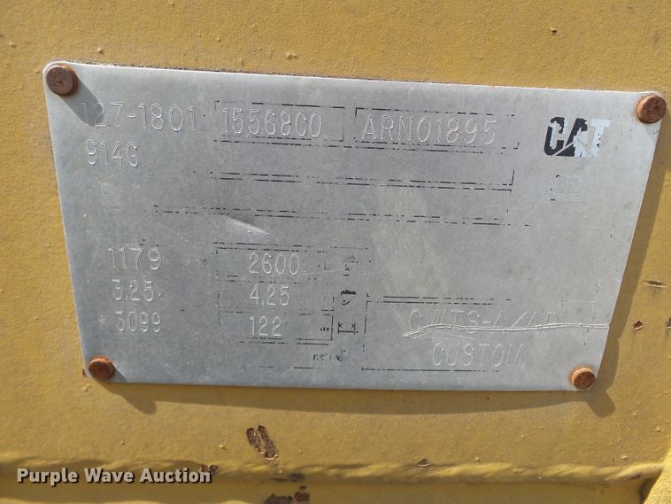 image for item DE7904 2007 Caterpillar 914G wheel loader