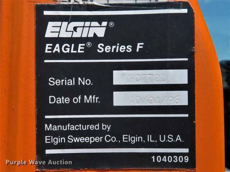 image for item DE8181 1997 Ford CF8000 street sweeper truck