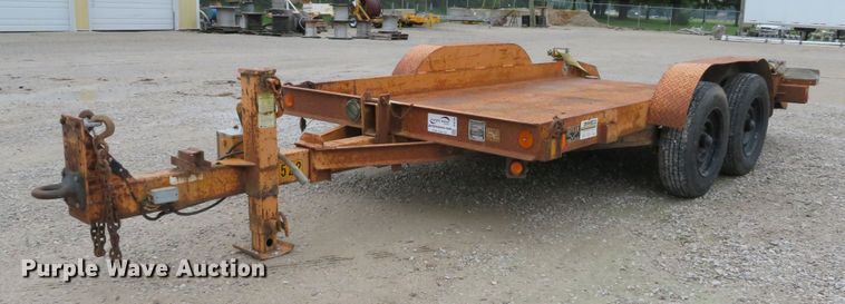 image for item DE8193 1996 Butler LT-1014 tilt deck utility trailer