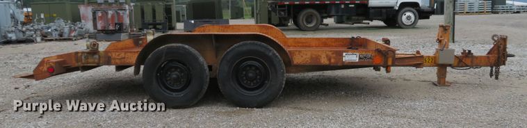 image for item DE8193 1996 Butler LT-1014 tilt deck utility trailer