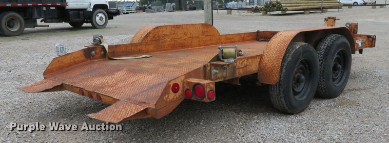 image for item DE8193 1996 Butler LT-1014 tilt deck utility trailer