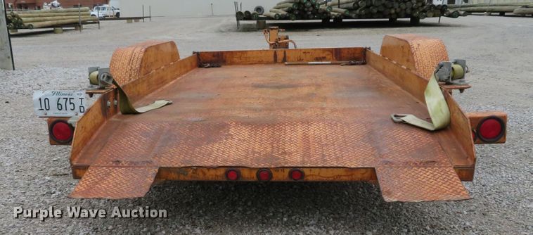 image for item DE8193 1996 Butler LT-1014 tilt deck utility trailer
