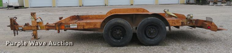 image for item DE8193 1996 Butler LT-1014 tilt deck utility trailer