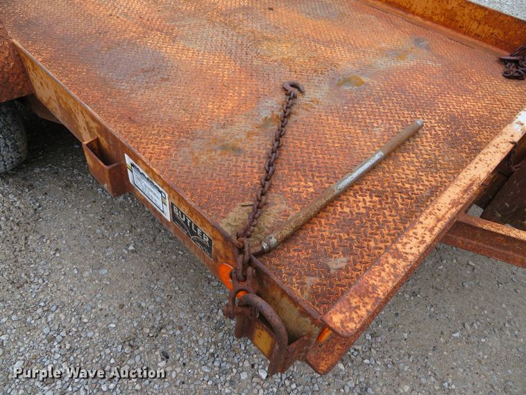 image for item DE8193 1996 Butler LT-1014 tilt deck utility trailer