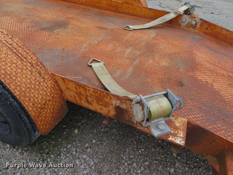 image for item DE8193 1996 Butler LT-1014 tilt deck utility trailer