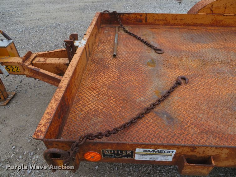 image for item DE8193 1996 Butler LT-1014 tilt deck utility trailer