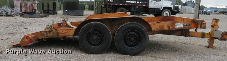 image for item DE8193 1996 Butler LT-1014 tilt deck utility trailer