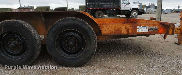 image for item DE8193 1996 Butler LT-1014 tilt deck utility trailer