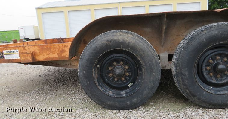 image for item DE8193 1996 Butler LT-1014 tilt deck utility trailer