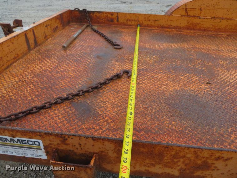 image for item DE8193 1996 Butler LT-1014 tilt deck utility trailer