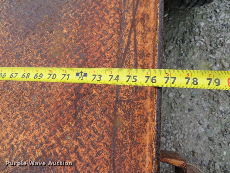 image for item DE8193 1996 Butler LT-1014 tilt deck utility trailer