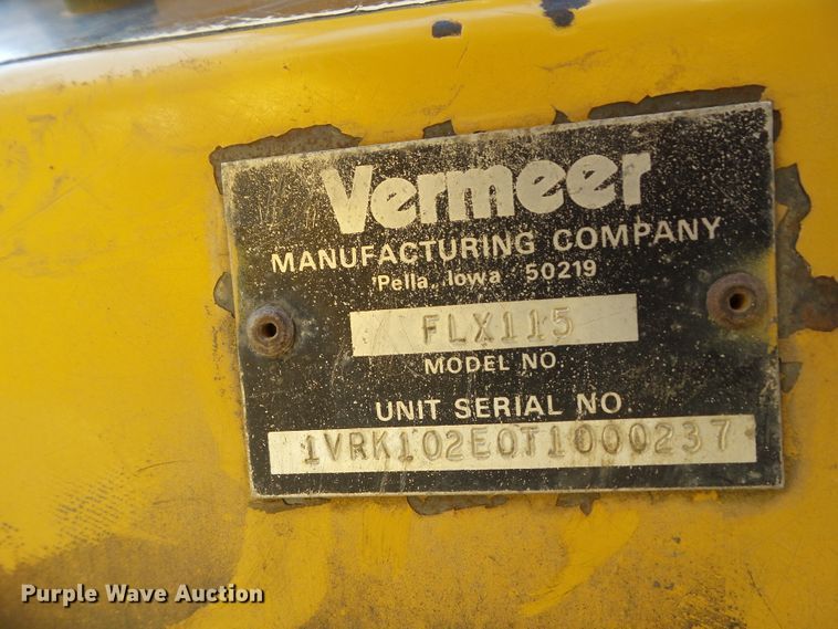 image for item DF0779 1997 Vermeer FLX115 vibratory cable plow