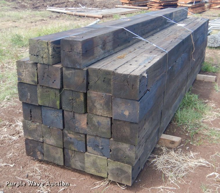 (44) railroad ties in Muskogee, OK Item DF2191 sold Purple Wave