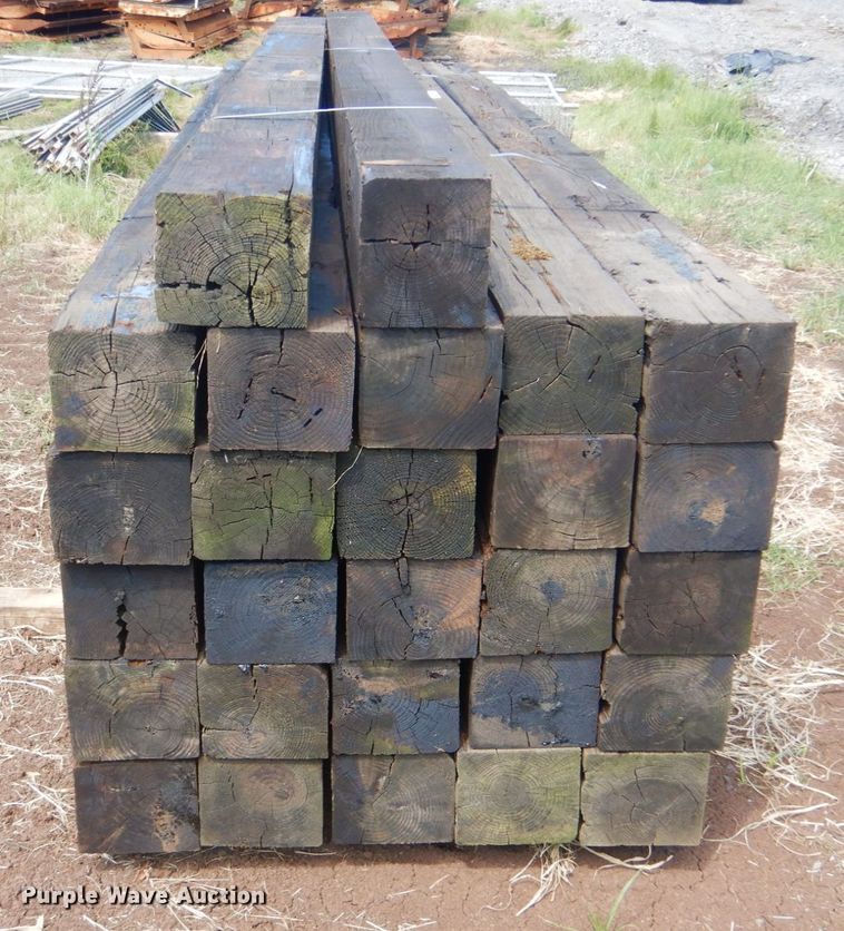 (44) railroad ties in Muskogee, OK Item DF2191 sold Purple Wave