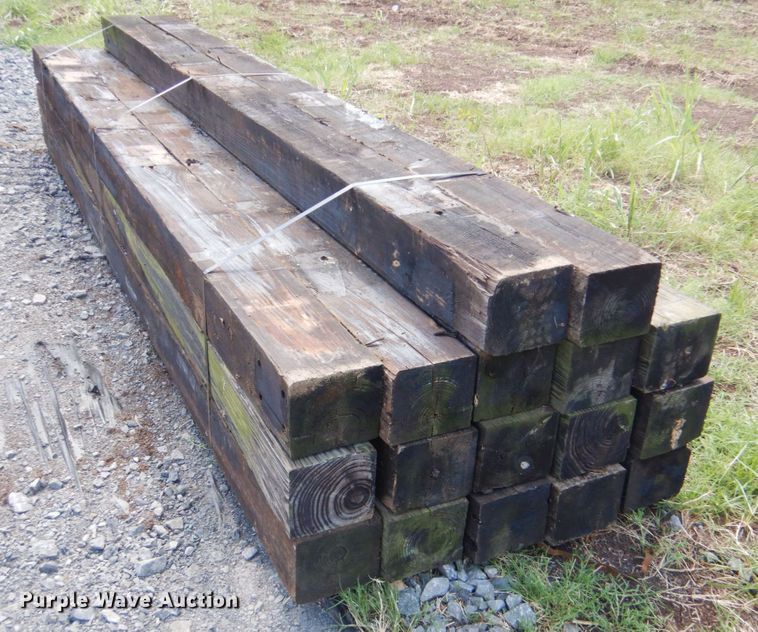 (44) railroad ties in Muskogee, OK Item DF2191 sold Purple Wave