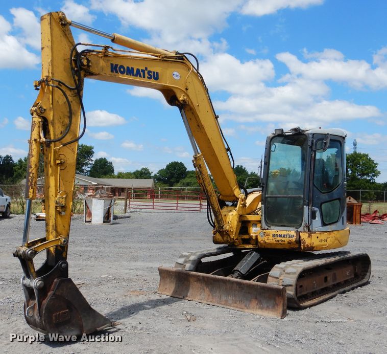 image for item DF2202 2007 Komatsu PC78MR mini excavator
