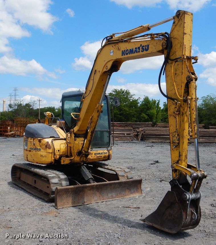 image for item DF2202 2007 Komatsu PC78MR mini excavator