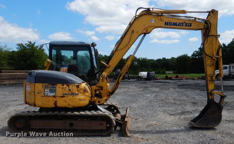 image for item DF2202 2007 Komatsu PC78MR mini excavator