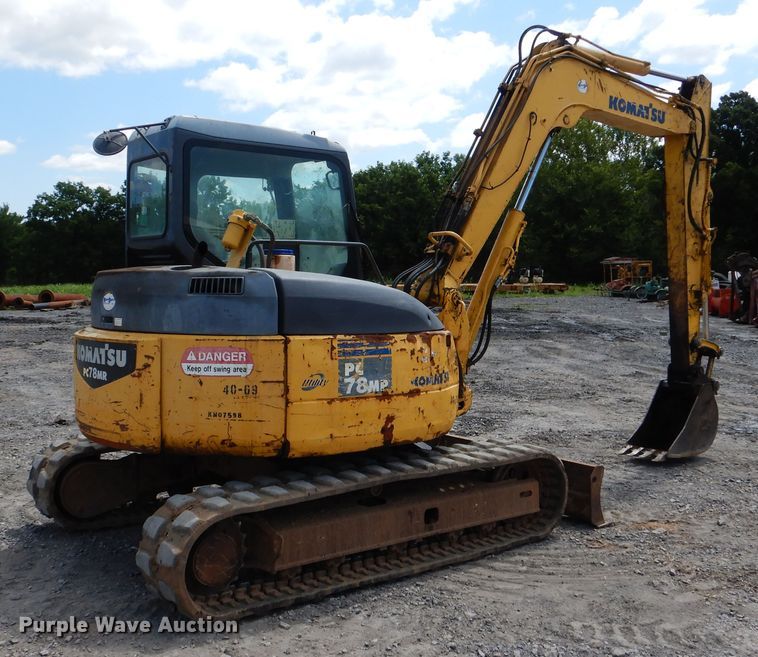 image for item DF2202 2007 Komatsu PC78MR mini excavator