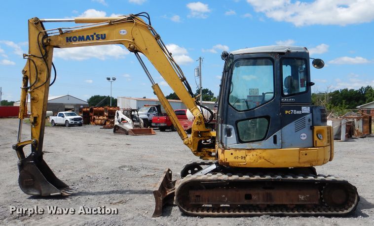 image for item DF2202 2007 Komatsu PC78MR mini excavator