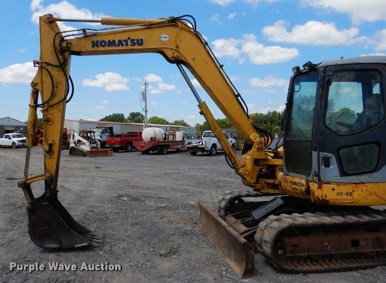 image for item DF2202 2007 Komatsu PC78MR mini excavator