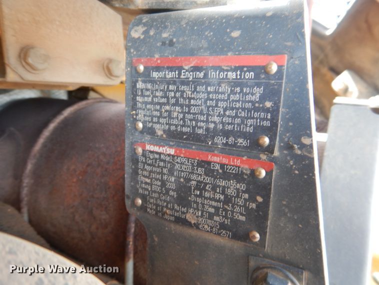 image for item DF2202 2007 Komatsu PC78MR mini excavator