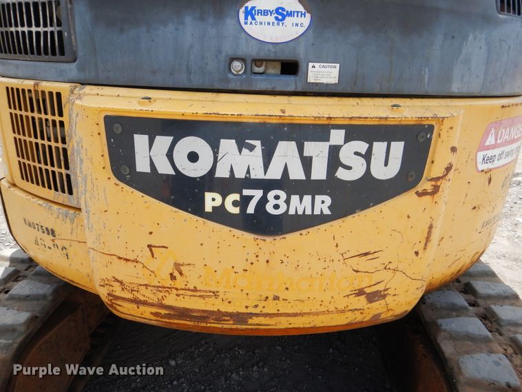 image for item DF2202 2007 Komatsu PC78MR mini excavator