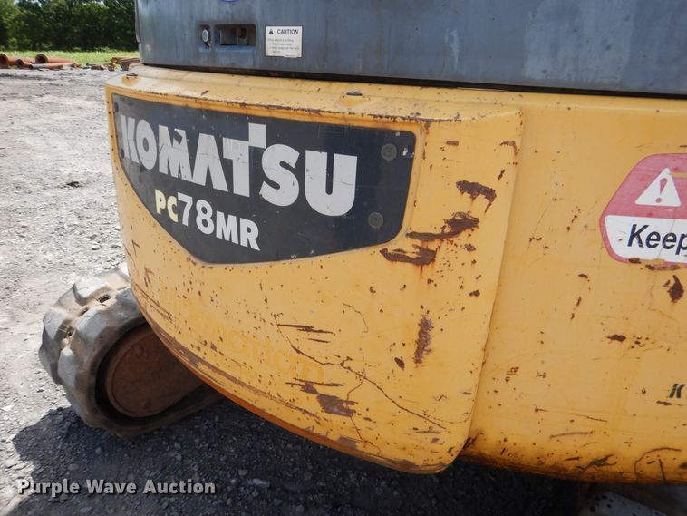 image for item DF2202 2007 Komatsu PC78MR mini excavator