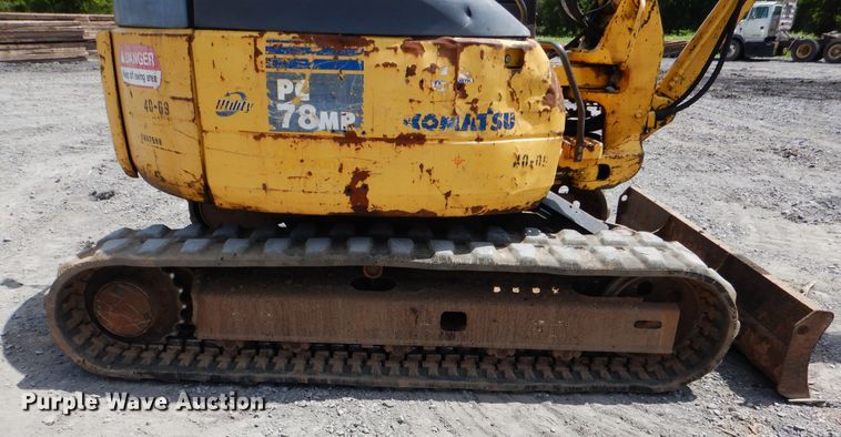 image for item DF2202 2007 Komatsu PC78MR mini excavator
