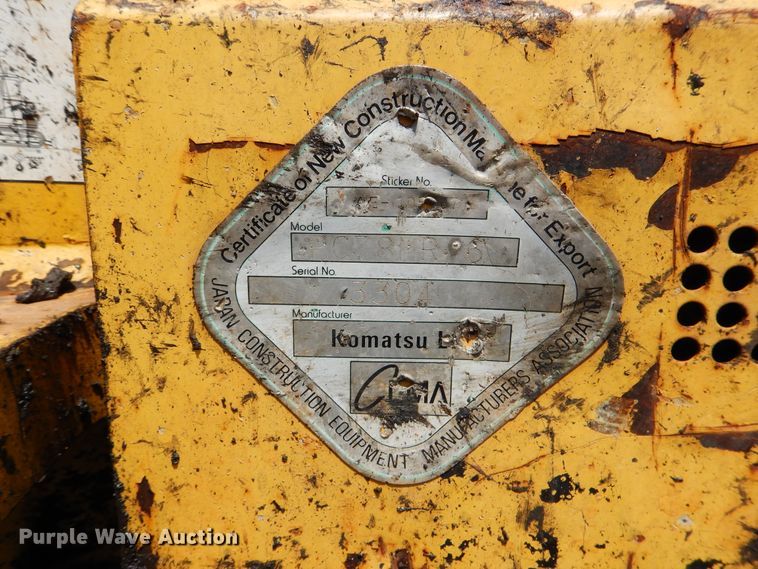 image for item DF2202 2007 Komatsu PC78MR mini excavator