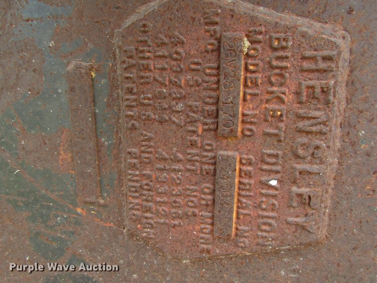 image for item DG1336 Hensley Adco 26V28170 bucket