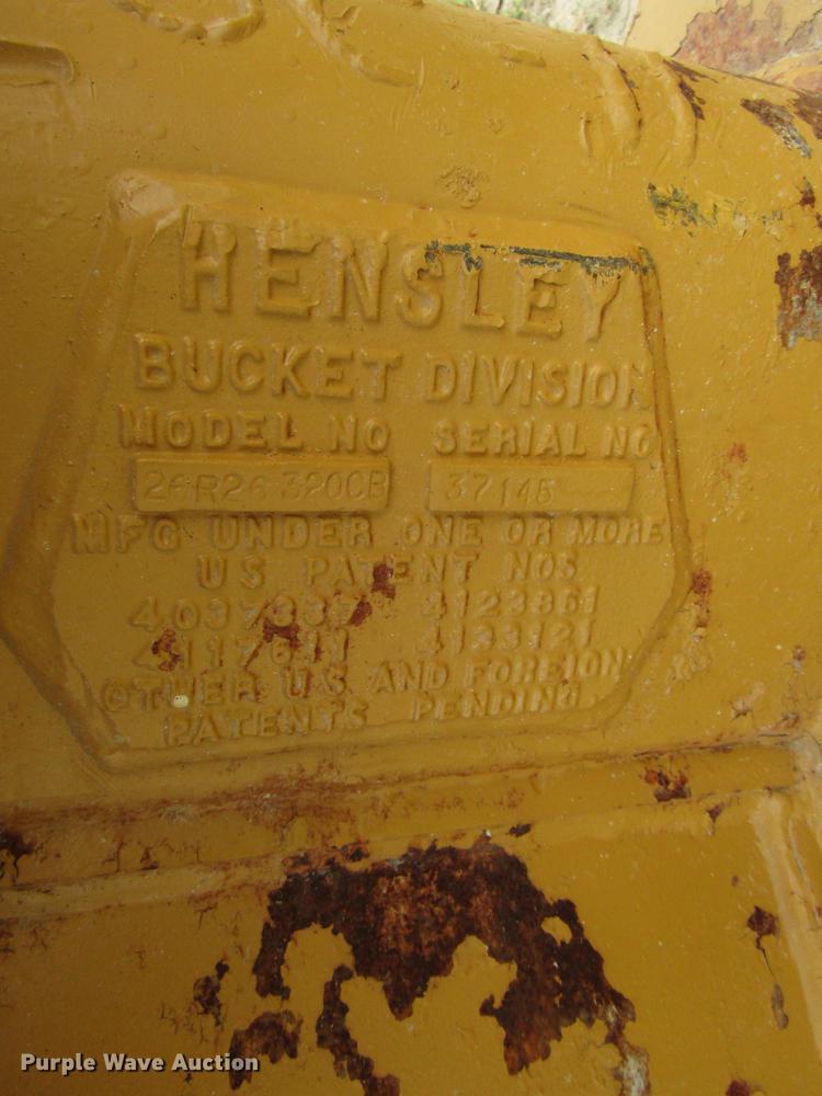 image for item DG1337 Hensley Adco 26R26320CB bucket