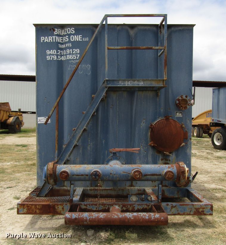 image for item DG1342 2007 Water Boy Products frac tank trailer