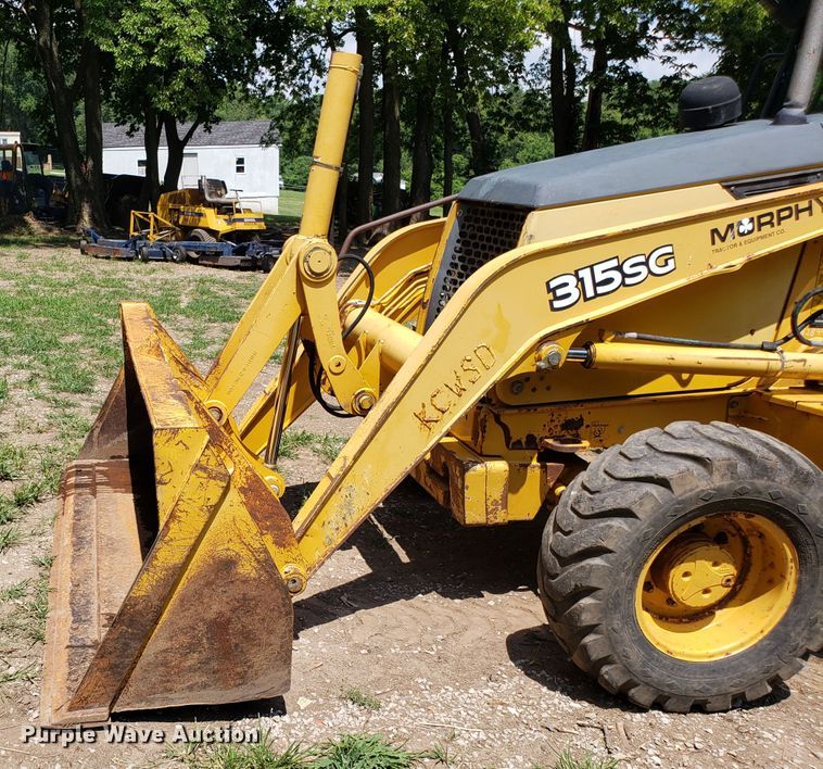 image for item DH4570 2007 John Deere 315SG backhoe