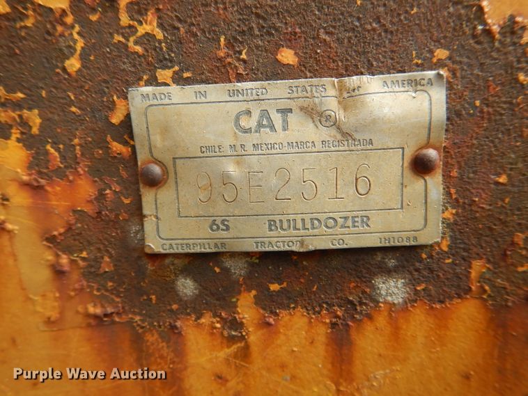 image for item DH6033 1966 Caterpillar D6C dozer