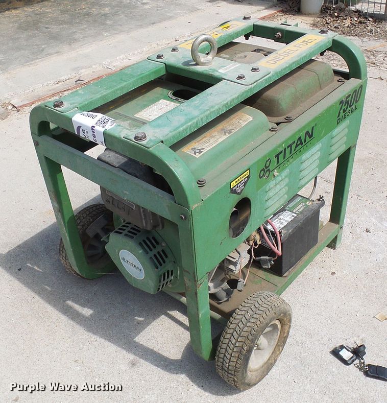 image for item DI0528 Titan 7500 generator