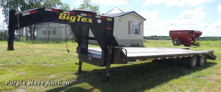 image for item DI0565 2014 Big Tex 22GN equipment trailer