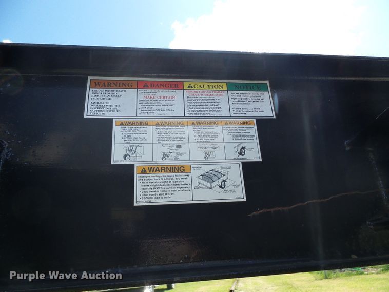 image for item DI0565 2014 Big Tex 22GN equipment trailer