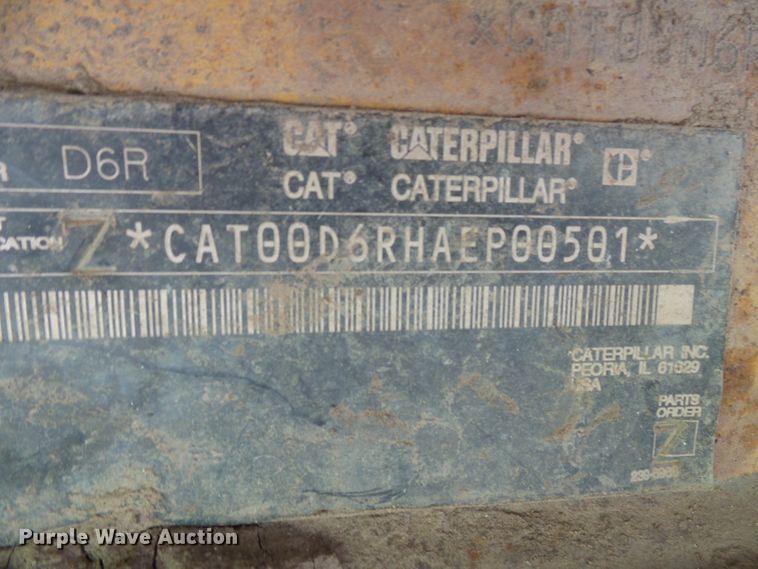 image for item DI0567 2005 Caterpillar D6R XW Series II dozer
