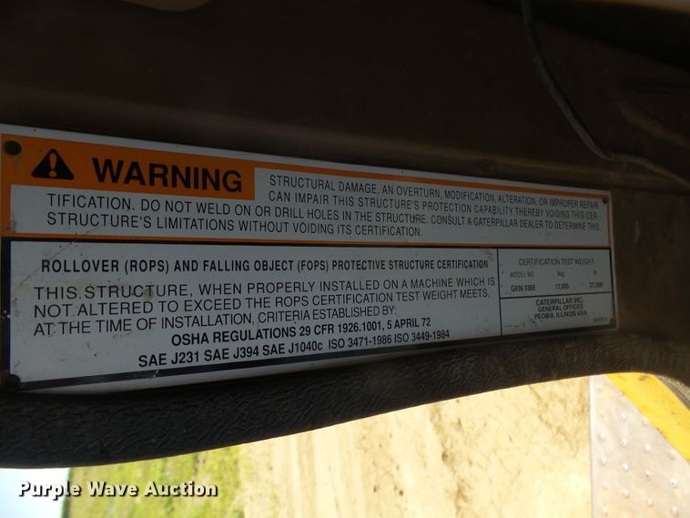 image for item DX9202 1991 Caterpillar 936E wheel loader