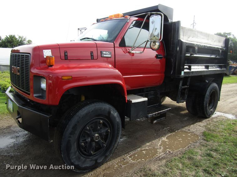 image for item EU9748 1998 GMC C8500 dump truck